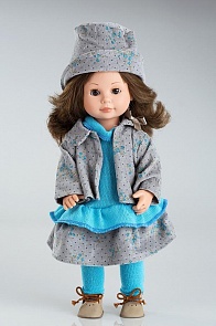 Кукла Мариэтта, в вельветовой панамке, 34 см. (D'nenes Diseno S.L., 22077-d)